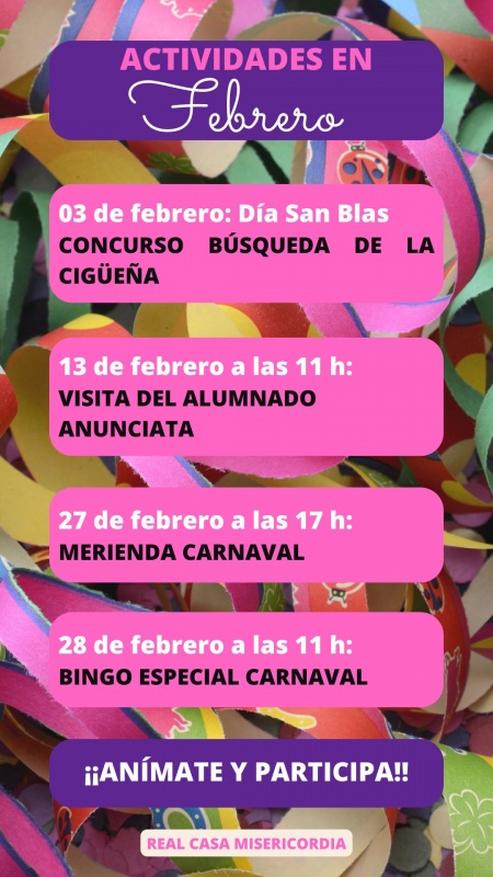 Actividades FEBRERO