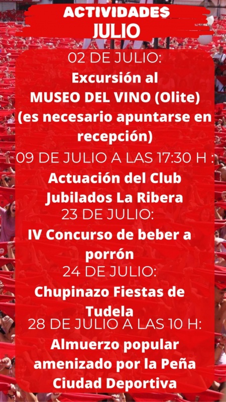 Actividades JULIO