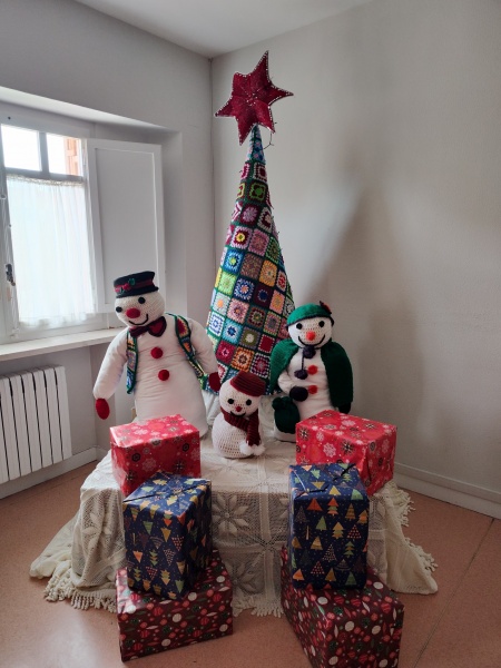 ... seguimos con la decoración navideña!!!!
