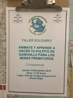 TALLER SOLIDARIO PULPITOS DE GANCHILLO