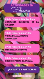 Actividades FEBRERO