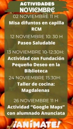 Actividades NOVIEMBRE